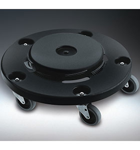 Carucior pentru containere rotunde Brute  negru  RUBBERMAID